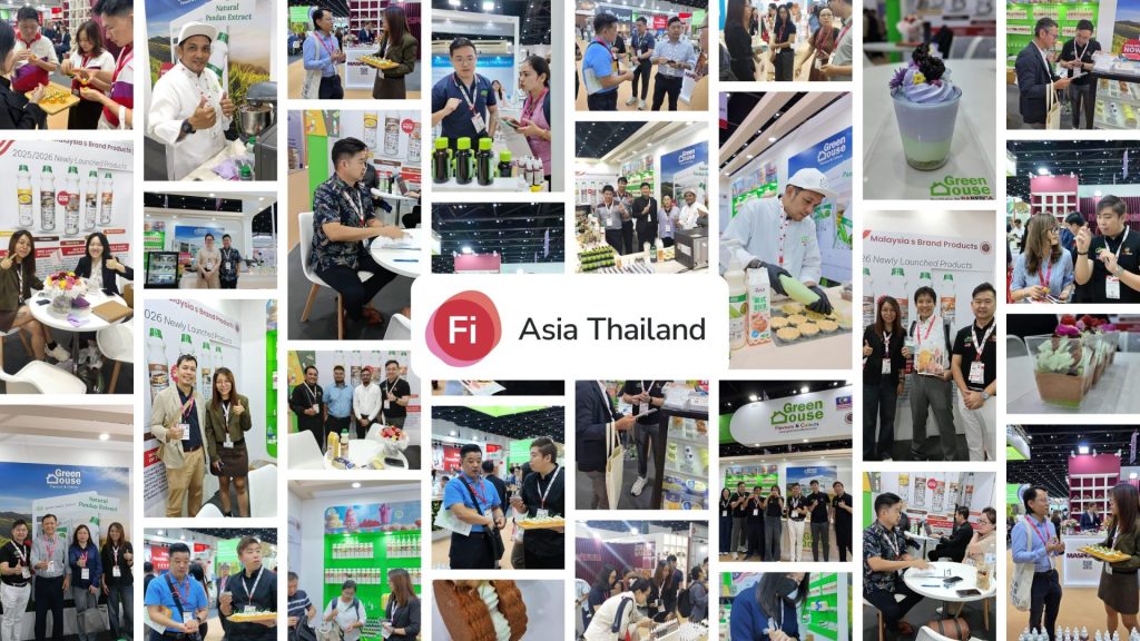 Visitors learning about Emulco at Green House booth, Fi Asia Thailand 2025